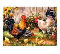 DIY 5D Diamond Painting by number kit Full drill,Pittura diamante 5d fai da te Grembiule gallina ricamo/Grembiule gallina ricamo a punto croce Arts Craft canvas Wall Decor35 x 45 cm