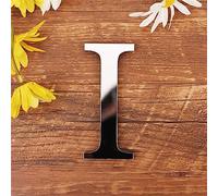 DIY Alfabeto Lettere,3D Acrilico Specchio Adesivi Da Parete 26 Lettere Cuore & Forma Arbitrale Collocazione Room Nursery Hanging Decor per Home Office Wedding Party (I)