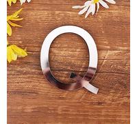 DIY Alfabeto Lettere,3D Acrilico Specchio Adesivi Da Parete 26 Lettere Cuore & Forma Arbitrale Collocazione Room Nursery Hanging Decor per Home Office Wedding Party (Q)