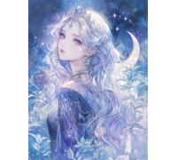 Diy Bead Embroidery Kits Anime Queen And The Moon Kit Per Ricamo A Punto Croce Con Perline，Pittura 3D Con Perlines，Artigianato 50x70cm