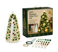 DIY Beaded Christmas Tree Kit - 3D Bead Art Holiday Christmas Tree Craft