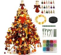 DIY Beaded Christmas Tree Kit,3D Crystal Holiday Craft Set for Adults，#D