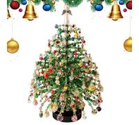 DIY Beaded Christmas Tree Kit - Colorful Festive Craft Set Decoration