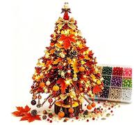 Diy Beaded Christmas Tree Kit, Crystal Holiday Craft Set for Adults (#1)