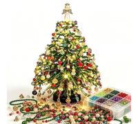 Diy Beaded Christmas Tree Kit, Crystal Holiday Craft Set for Adults (#3)