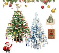 DIY Beaded Christmas Tree Kit, Handmade Mini Desk Xmas Bead Art (#J)