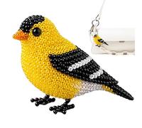 DIY Bird Beading Kit, Cute 3D Bird Beaded Embroidery Set | Handmade Birds Beadwork Funny Beading Art - 3D Animal DIY Kit For Home Desk Shelf Decor Backpack Charm Party Favors Art Class Holiday