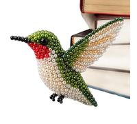 DIY Bird Beading Kit, Cute 3D Bird Beaded Embroidery Set | Handmade Birds Beadwork Funny Beading Art - 3D Animal DIY Kit For Home Desk Shelf Decor Backpack Charm Party Favors Art Class Holiday
