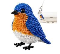 DIY Bird Beading Kit, Cute 3D Bird Beaded Embroidery Set | Handmade Birds Beadwork Funny Beading Art - 3D Animal DIY Kit For Home Desk Shelf Decor Backpack Charm Party Favors Art Class Holiday