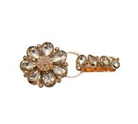DIY Buttons for Sewing, Bottoni di strass for cucire, 50 mm, abbellimenti con strass neri, fibbie, bottoni di visone for artigianato, cappotti di pelliccia, decorazione, accessori for la creazione di