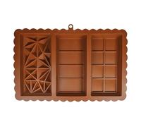 DIY Chocolate Bar Mould - Non Stick Rectangular Baking Mold for Candy and Snacks | Heavy Duty Reusable Structure with for Homemade Bars, Bakery, Holiday Partie and Gift Making