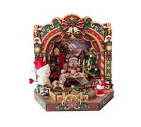 DIY Christmas Building Set Winter Holiday Scene Assembly Table Decor | DIY Christmas Building Set For Creating A Winter Holiday Scene Display On Tableshelves Mantels Bedsides And Party