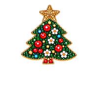 DIY Christmas Diamond Painting BroochKit, Sparkling DiamondBrooch CraftGift | Create Sparkling Christmas Brooches To Wear On Sweaters, Christmas Diamond Art Brooch Kit, Wearable Craft, Holiday Craft Gift