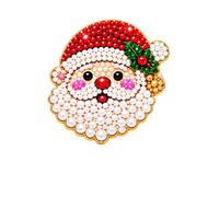DIY Christmas Diamond Painting BroochKit, Sparkling DiamondBrooch CraftGift | Create Sparkling Christmas Brooches To Wear On Sweaters, Christmas Diamond Art Brooch Kit, Wearable Craft, Holiday Craft Gift