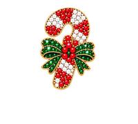 DIY Christmas Diamond Painting BroochKit, Sparkling DiamondBrooch CraftGift | Create Sparkling Christmas Brooches To Wear On Sweaters, Christmas Diamond Art Brooch Kit, Wearable Craft, Holiday Craft Gift