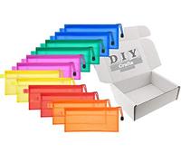 DIY Crafts Astuccio per matite con cerniera, in plastica, impermeabile, a doppio strato, per penne, cosmetici, accessori da viaggio, 7 colori 7 x 2 = 14, Pattern No #6 14x1, Hobby DIY Crafts
