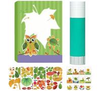 DIY Creative Leaf Art Craft Kit for Kids, Handmade Autumn Leaf Craft Set, Creative Art Project Kit, Fun Educational Activity Supplies, For Toddler Children Teens Girls Classroom Home