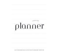 DIY Design Content Creator Planner (Undated)
