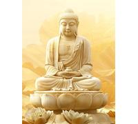 DIY Diamond Painting Adulti zen 20x30cm Diamond Painting Kit Completo Halloween Kit Pittura Diamante 5D Adult, Diamantini Crystal Art Ricamo a Punto Croce per Decorazione Murale Casa Soggiorno FG-213