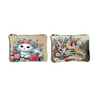 DIY Diamond Painting Crystal Strass Portafoglio Grande Capacità Borsa creativa per tutti i giorni e viaggi