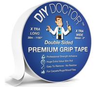 DIY Doctor Nastro Biadesivo 50mm x 30m - Extra Forte e Durevole per Casa e Uso Professionale