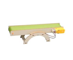 DIY Electric Conveyor STEM Kit - Hands-On Mechanical Engineering Project, Educational Science Building Toy, Interactive Circuitry Learning Experiment | For Elementary Students Home School