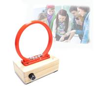 DIY Electromagnetic Accelerator Model, Iron Ball Circular Motion Coil Perpetual Motion Machine, Magnetic Induction Physics Experiment Teaching Aid for STEM Education