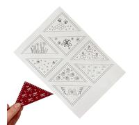 DIY Embroidered Bookmark Kit - Spring Summer Corner Design 20x30cm, Felt Craft Set | Book Mark Making For Beginners Professionals Adults Women Men Readers Hobbyists Home Craft Room Family Time