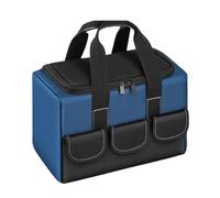 DIY Enthusiasts Tasche multiple per la conservazione degli attrezzi in tessuto Oxford 1680d con 6 elettricisti - Dimensioni (30 x 17 x 18 cm/35 x 21 x 23 cm/43 x 22 x 28 cm)