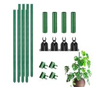 DIY Garden Plant Support Frame | 11mm Diameter, Heavy Duty, 48 Inch Assembled | Detachable Climbing Plant Trellis Kit | Metal Pole Connector Set For Vegetables, Flowers, Vines