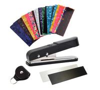 DIY Guitar Pick Maker Kit - Metal ABS 18.6x5.5x4.3cm | Guitar Pick DIY Maker For - Players Enthusiasts Beginners Music Students Guitarists Bassists Daily Practice Live Performances