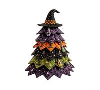 DIY Halloween Quilt Tree Kit 20cm Fabric Patchwork | Cotton Fabric, 3D Tabletop Decor, Sewing Craft For Adults, Pre-cut Pieces With Templates, Festive Autumn