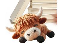 Diy Handmade Lazy Cow Crochet Kit - Cow Crochet Kit, Easy Beginner-Friendly with Complete Materials, Arts & Crafts Supplies, Classroom & Group Activity, Diy Holiday for Adults Art Teachers Enthusiasts