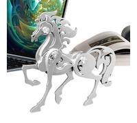 Diy Horse Puzzle Kit, Metal Animal Sculpture Educational Game, Interactive Desk Decor for Kids Adults Teens Boys Girls Family, Home Living Room Bookshelf Holiday Spring Festival Party Favors