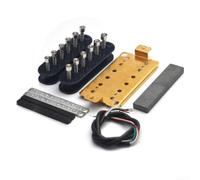 DIY Humbucker Pickup Kit Dual Coil Plastic Bobbins 50mm | Dual-coil Noise Reduction, Adjustable Pole Pieces, Plastic Bobbins, Easy DIY Install, Fits Electric Guitars