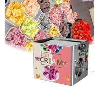 DIY ice cream roll machine stainless steel ice cream roll machine for making ice cream, frozen yogurt, ice cream rolls