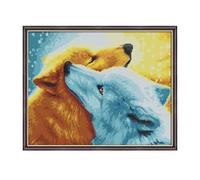 DIY Lovers Lovers Dimensioni Kit Punto Croce 11CT 14CT Contato Needlecrafts