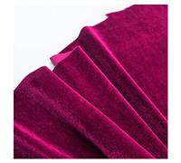 Diy Making Tessuto Di Velluto Tessuto Fucsia Rosso Tessuto Di Velluto 4 Way Stretch Tessuto Di Velluto per Vestire Making, Artigianato, Tappezzeria, Decorazione Domestica, 150Cm 59 '' Wide/1M