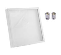 DIY Mini Museum Silhouette Box, Customizable Photo Display Frame Set Shadow Box Frames Kit, DIY Photo Family Memory Display Case for Valentine Anniversary Wedding Decor (White Frame Only S 1 w/light)