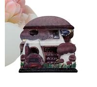 DIY Miniature House Kit, 1:12 Scale Tiny Figurine Set, Craft Kit for Adults and Kids, Cute Tiny House Decorations, Home Shelf, Library, Shop, Store Display, Christmas and Gift Projects