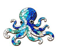 DIY Mosaic Kit Cute Octopus Shark - - Beginner-Friendly DIY Set Marine Art