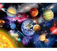 Diy Oil Painting, Paint By Number Kit - Vuoi Vedere L'Universo Della Terra Dipingere Con I Numeri Divertente Per Adulti E Bambini, Tela Stampa Della Parete Di Arte Della Decor Della Casa 40X50Cm