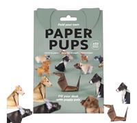 DIY Paper Cats, 3D Paper Cats Origami, Cute Kitten Origami Papercraft Figures Fold, Animal Papers Sculpture for Teens & Adults,Decorative Papercraft Craft Set (Dog)