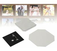 DIY Photo Badge Press Machine Magnet Maker Consumables Frigorifero Magnet Making Machine Kit Uso Nei Frigoriferi E Ovunque Ci Sia Ferro, Acrilico/Cartone