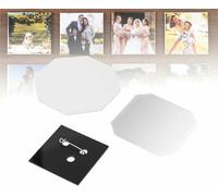 DIY Photo Badge Press Machine Magnet Maker Consumables Frigorifero Magnet Making Machine Kit Uso Nei Frigoriferi E Ovunque Ci Sia Ferro, Acrilico/Cartone