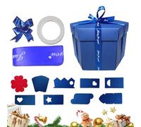 DIY Photo Box - 8-Layer Box Surprise, Reusable Photo Gift with Love Memory Layers for Creative Wrapping | Multi-Layer Surprise Design for Birthday, Holiday, Valentine’s Day, Christmas, Parties