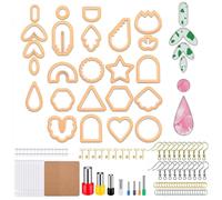 DIY Polymer Clay Cutters Set for Earring Making For Craft Fashion Gift QAOrange