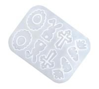 Diy Silicone Earring Molds, Easter Craft Stencils with Butterfly, Flower Rabbit and Egg Shapes, Perfect for Holiday Jewelry Making, Family Crafting School Projects, and Home Diy Fun for Women