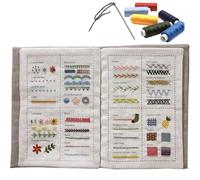 DIY Stitch Book, Stitch Book Embroidery, Stitch By Stitch Book, Embroidery Books of Stitches Creative Mini Sewing Book Embroidery Stitches Book for Beginners and Embroidery Enthusiast (A-86 Stitches)
