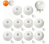 DIY Stress Ball Making Kit - 10 Pack Empty Refillable Pressure Balls, Create Your Own Squeeze Balls for Party Favors, Crafts, Gold Gifts - Reusable Stress Relief Craft Set
